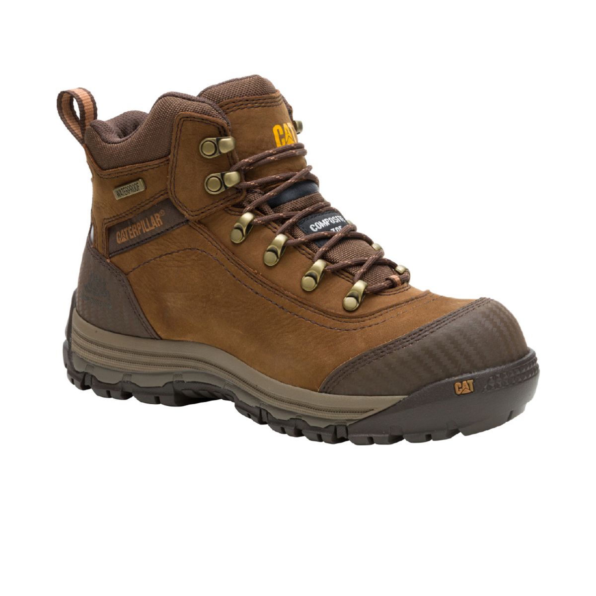 CAT - Botín Mujer CAT Ally 6 Wp Ct Café CAT