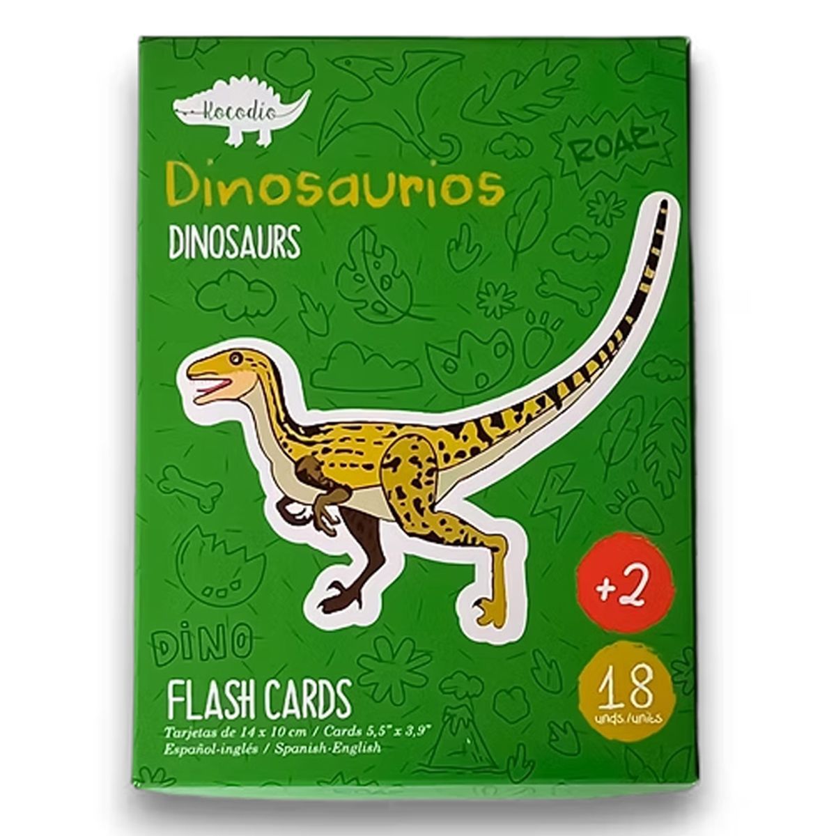 KOCODIO - Flash Card Dinosaurios