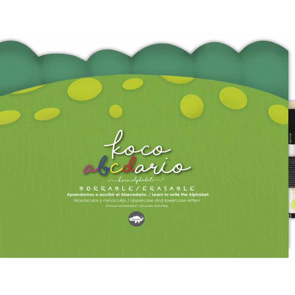 KOCODIO - Libro borrable Koco Abecedario Imprenta