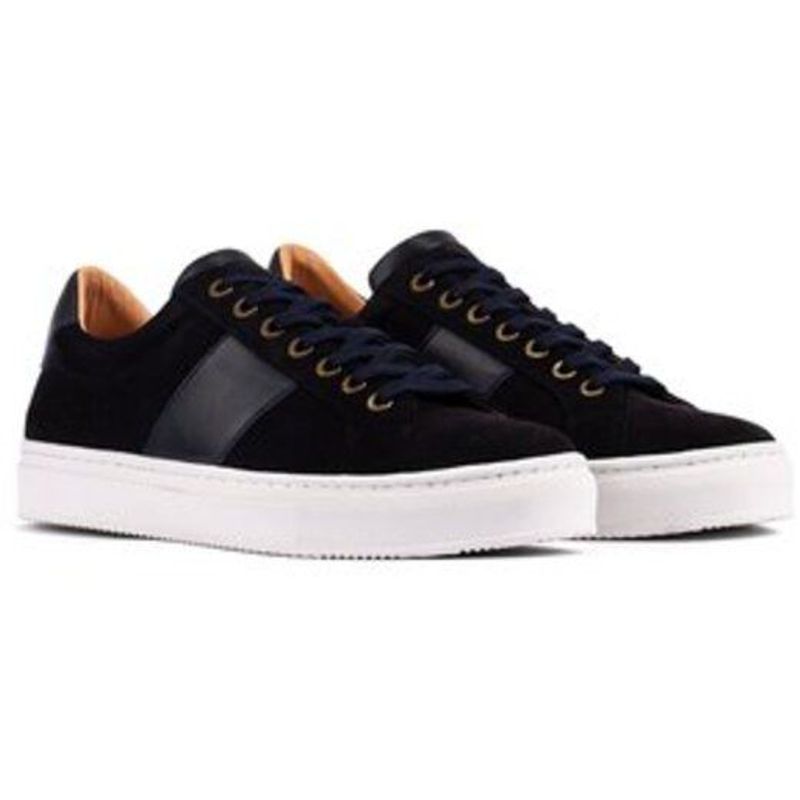 OVERSTATE - Tenis Casuales En Cuero Gamuza  Overstate DE-8448A-1351ov Azul
