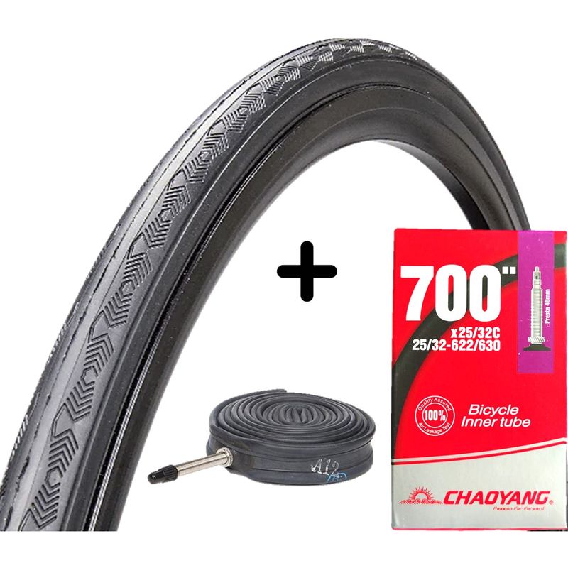 CHAOYANG - Llanta  Neumático Bicicleta Rin 700x25 Chaoyang Coraza Ruta