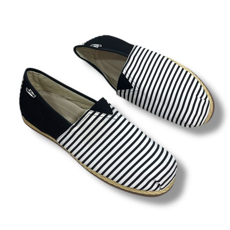 Alpargata yute rayas negras hombre XIAN SHOES