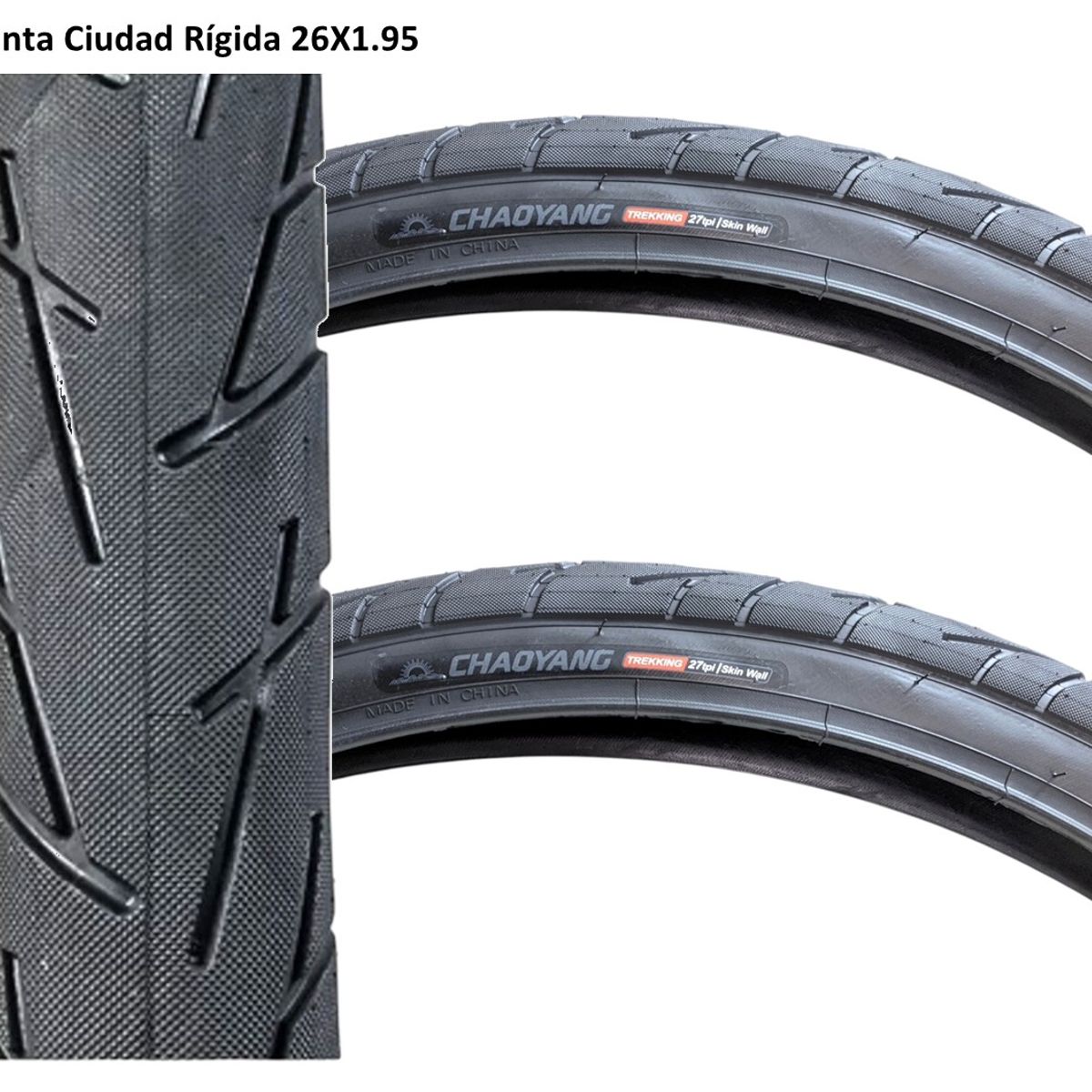 CHAOYANG - Llanta Bicicleta Rin 26 X 1.95 Chaoyang Coraza Mtb 2 Unidade