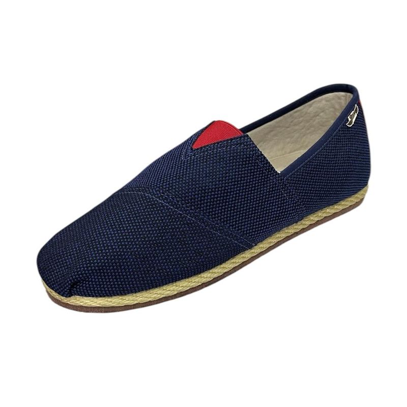 XIAN SHOES - Alpargata HOMBRE yute azul tom