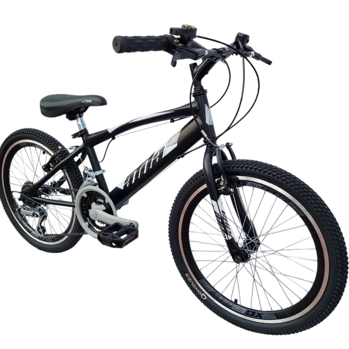 ATILA - Bicicleta Todo Terreno Atila Rin 20 Aro Aluminio D/P Negra