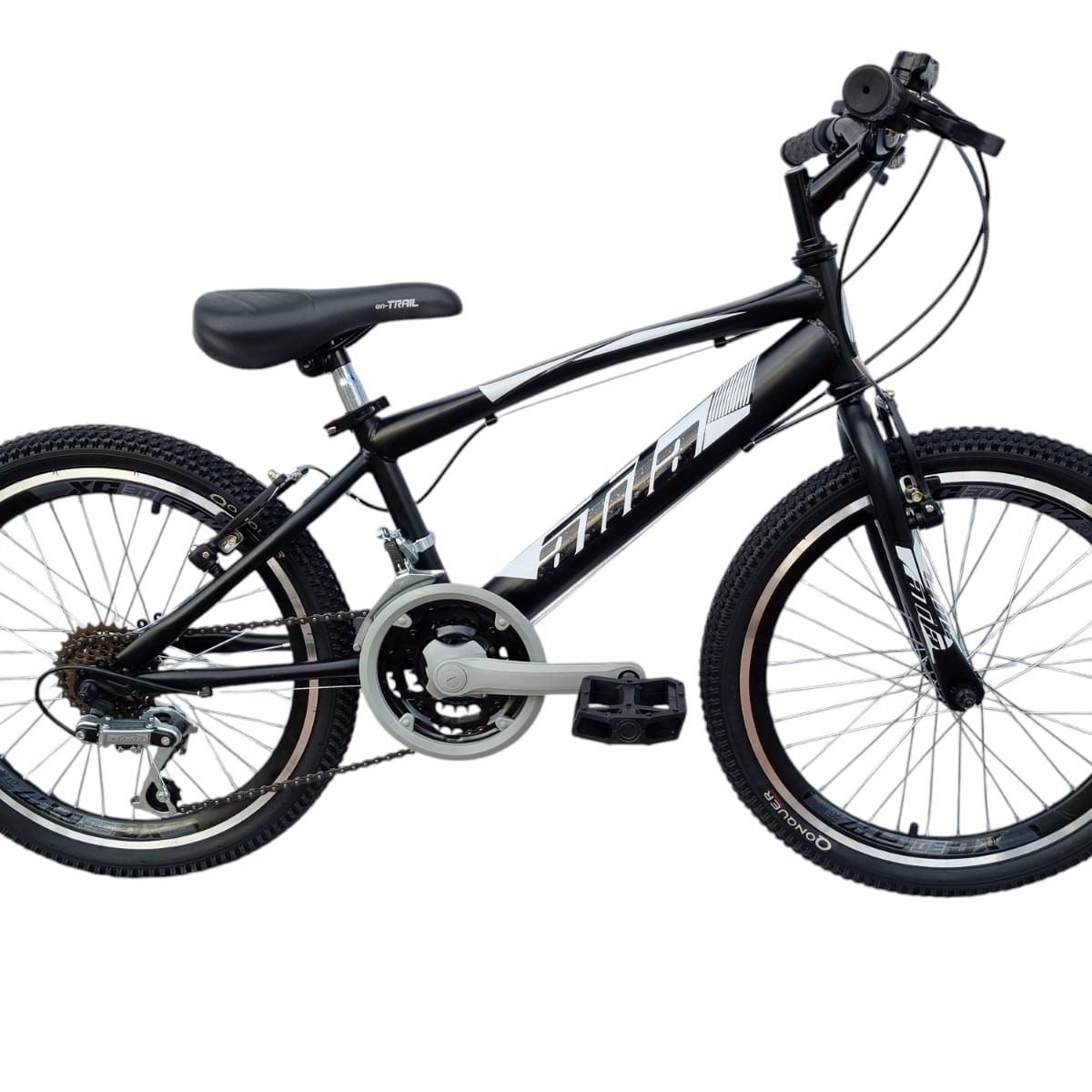 ATILA - Bicicleta Todo Terreno Atila Rin 20 Aro Aluminio D/P Negra