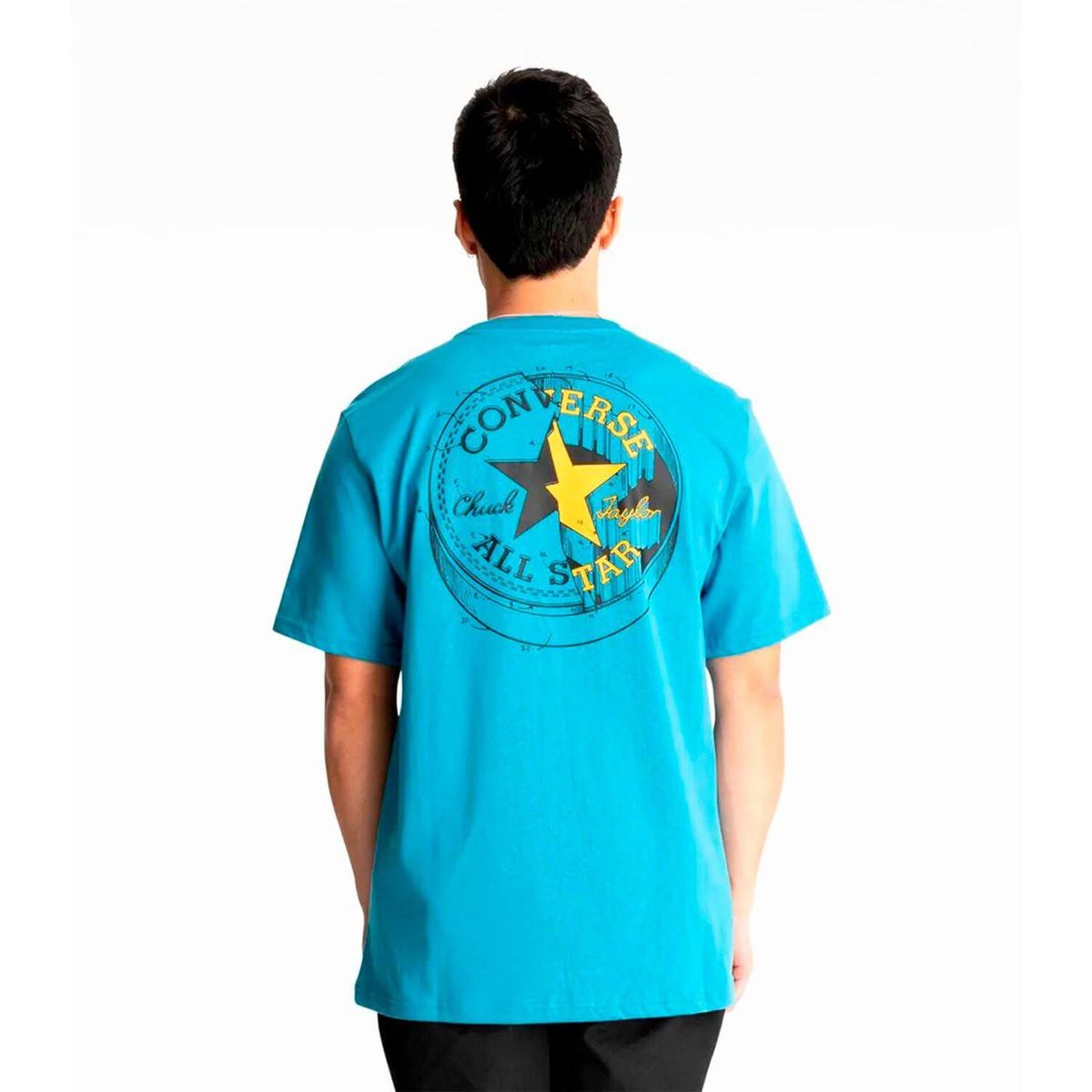 CONVERSE - Camiseta Converse Hombre Chuck Patch Remix 10025047-A02.