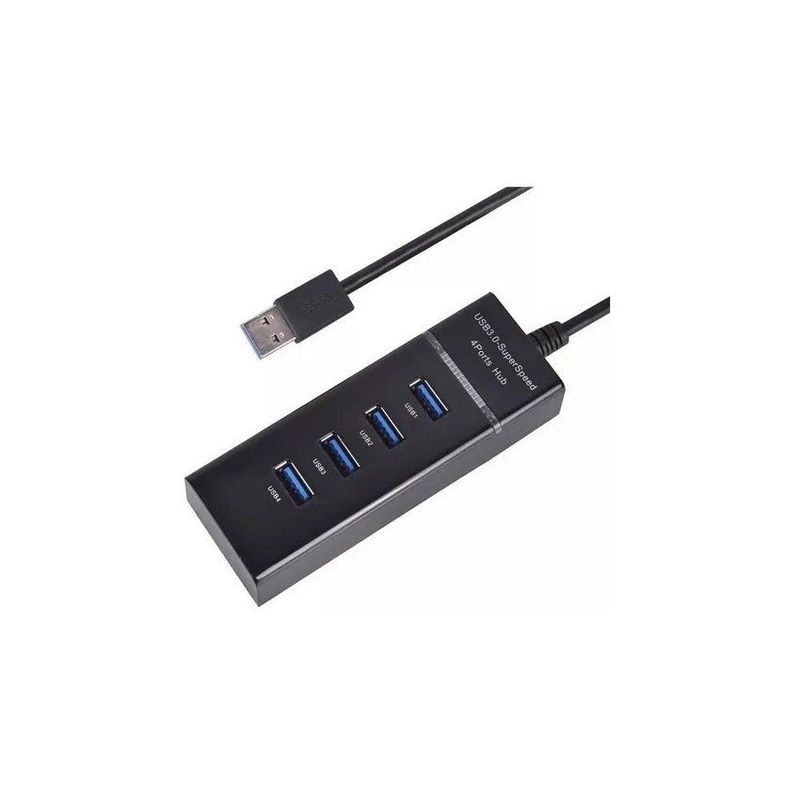 GENERICO - Hub usb 3.0 1x4 puertos super speed 5 gbps