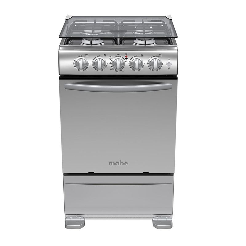 MABE - Estufa de piso a gas de 52 cm inoxidable mabe TX1G-6CON