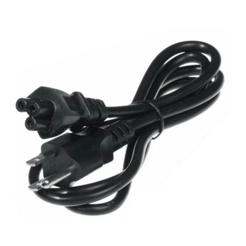 GENERICO - Cable de poder tipo trebol 3 lineas de 1 metro