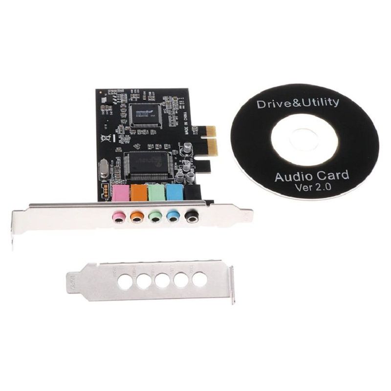 GENERICO - Tarjeta de sonido interna canal 5.1 por pci express 1x