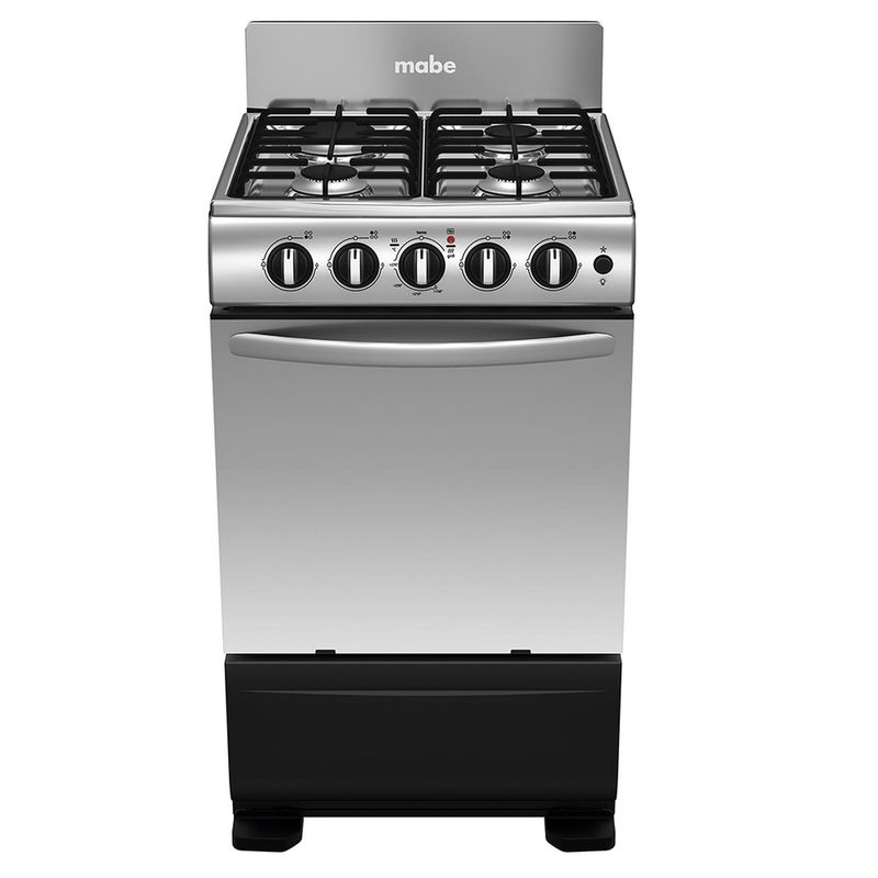 MABE - Estufa de piso gas de 52 cm inoxidable mabe EMC5150SNX0 - Plateado