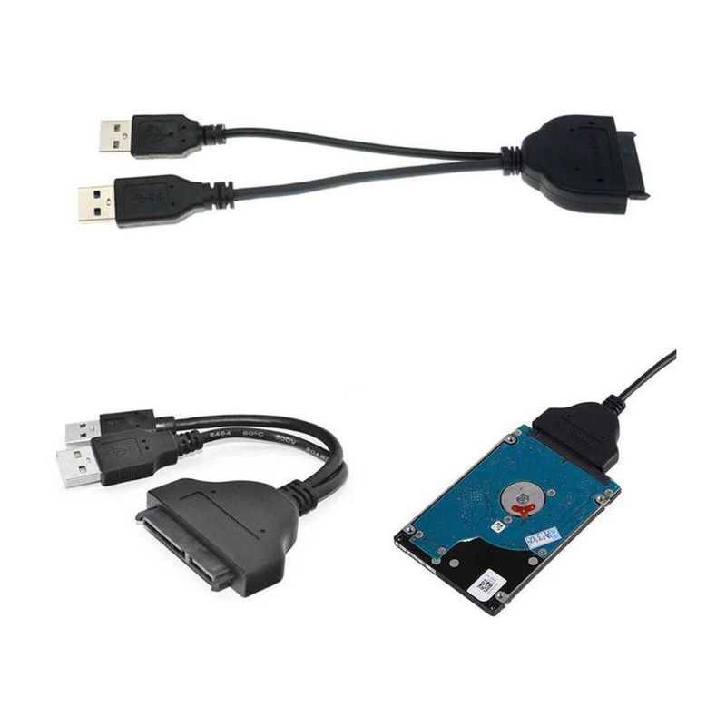 GENERICO - Adaptador de disco sata a usb 2.0
