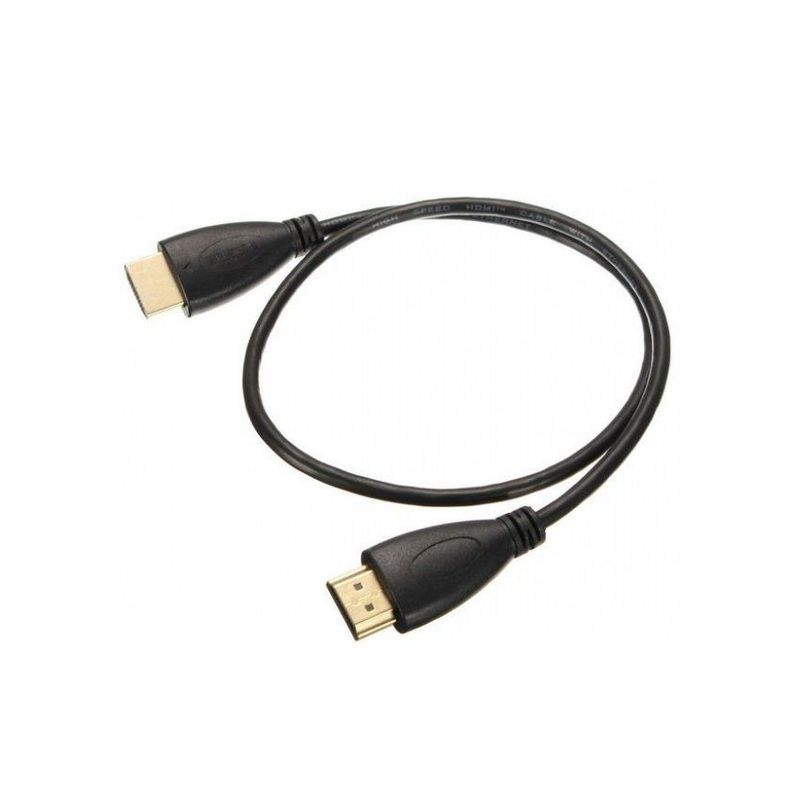 GENERICO - Cable hdmi corto 50 centimetros encauchetado v1.4 1080p
