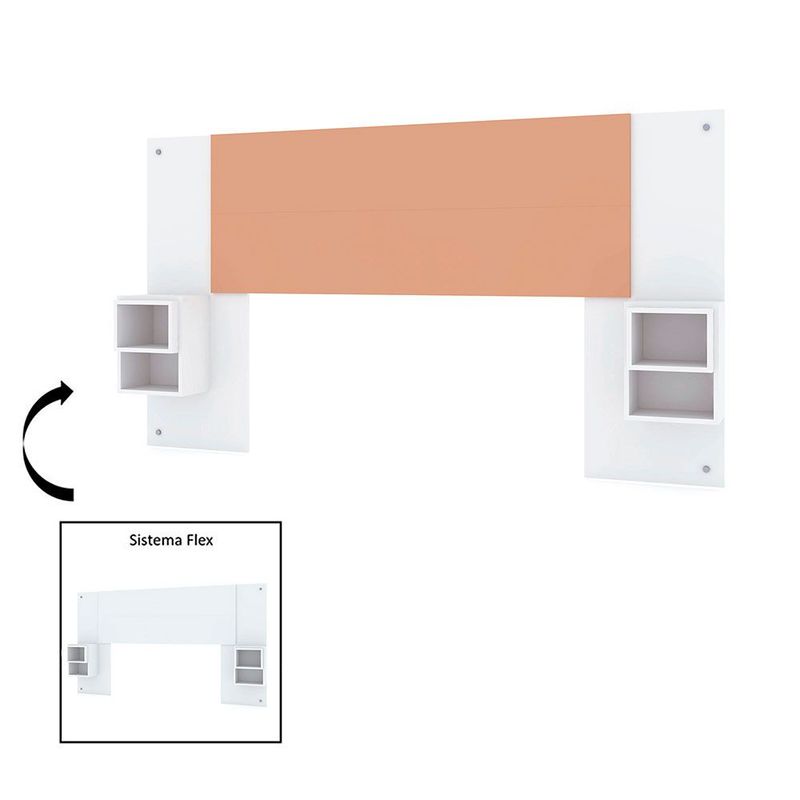 MUEBLES 2020 - Cabecera Líbano BlancoSalmón