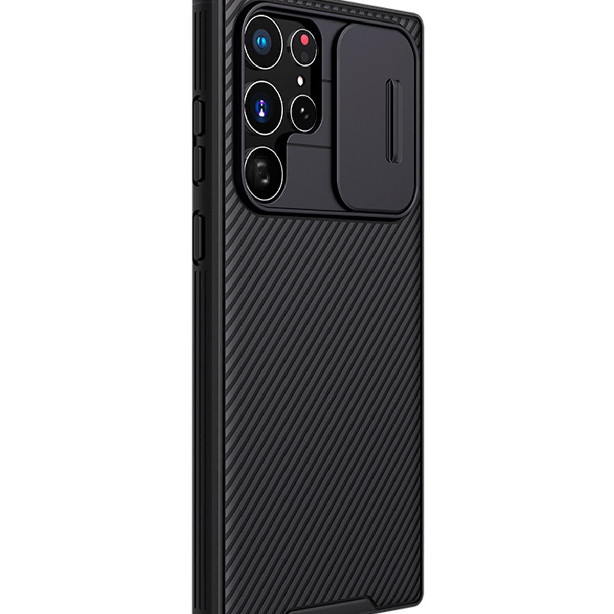 NILLKIN - Estuche CamShield Pro Compatible con Samsung Galaxy S22 Ultra Negro