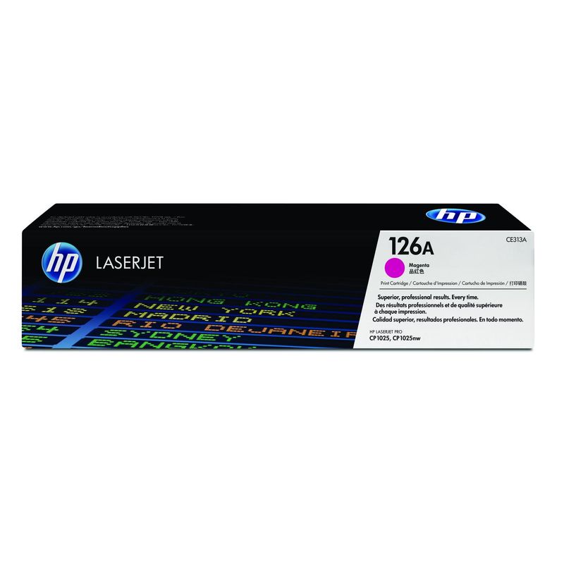 HP - Cartucho de Tóner HP 126a Magenta Original Laserjet CE313A