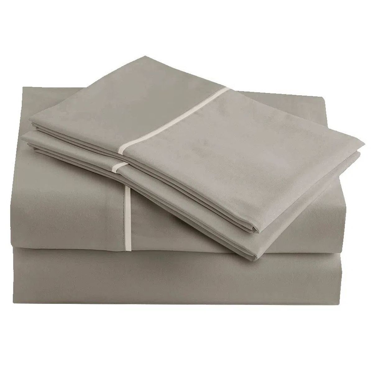 PLUMA HOME - Juego de Sabanas GREY  SPECIAL Doble.