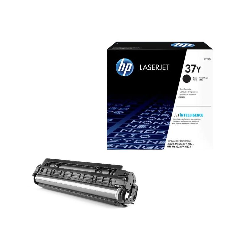 HP - Cartucho De Toner Hp 37Y Negro de Alto Rendimiento Original CF237Y