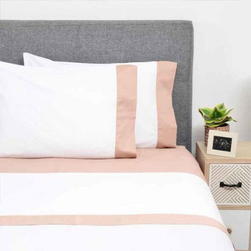 PLUMA HOME - Juego de Sabanas  White LOTO Doble