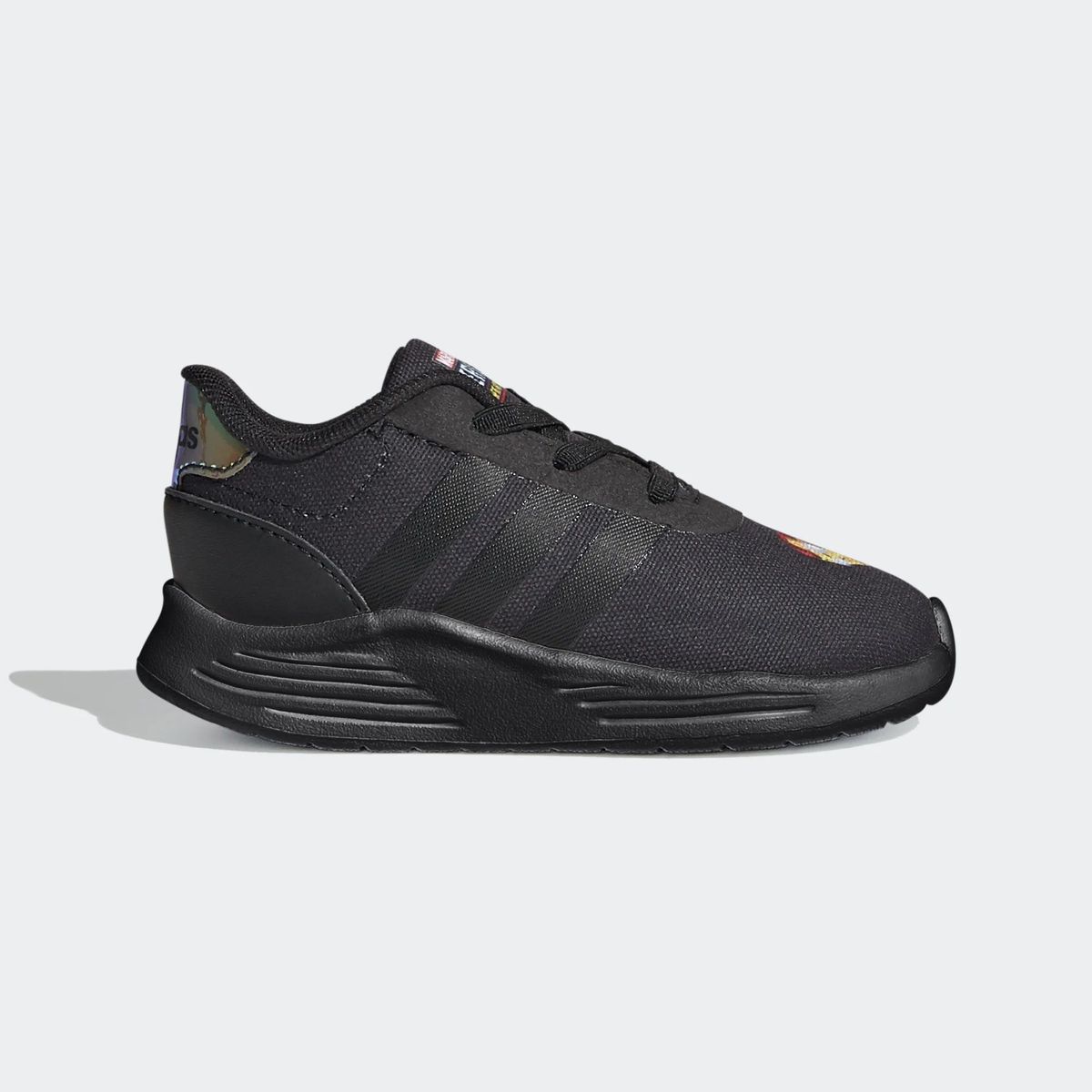 ADIDAS - TENIS ADIDAS BEBE MARVEL LITE RACER 2.0 NEGRO ROJO