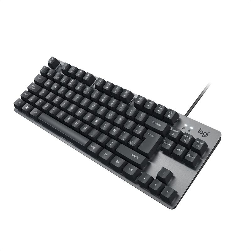 LOGITECH - Teclado Mecánico Aluminio Multimedia Logitech K835 Tkl Switch Rojo