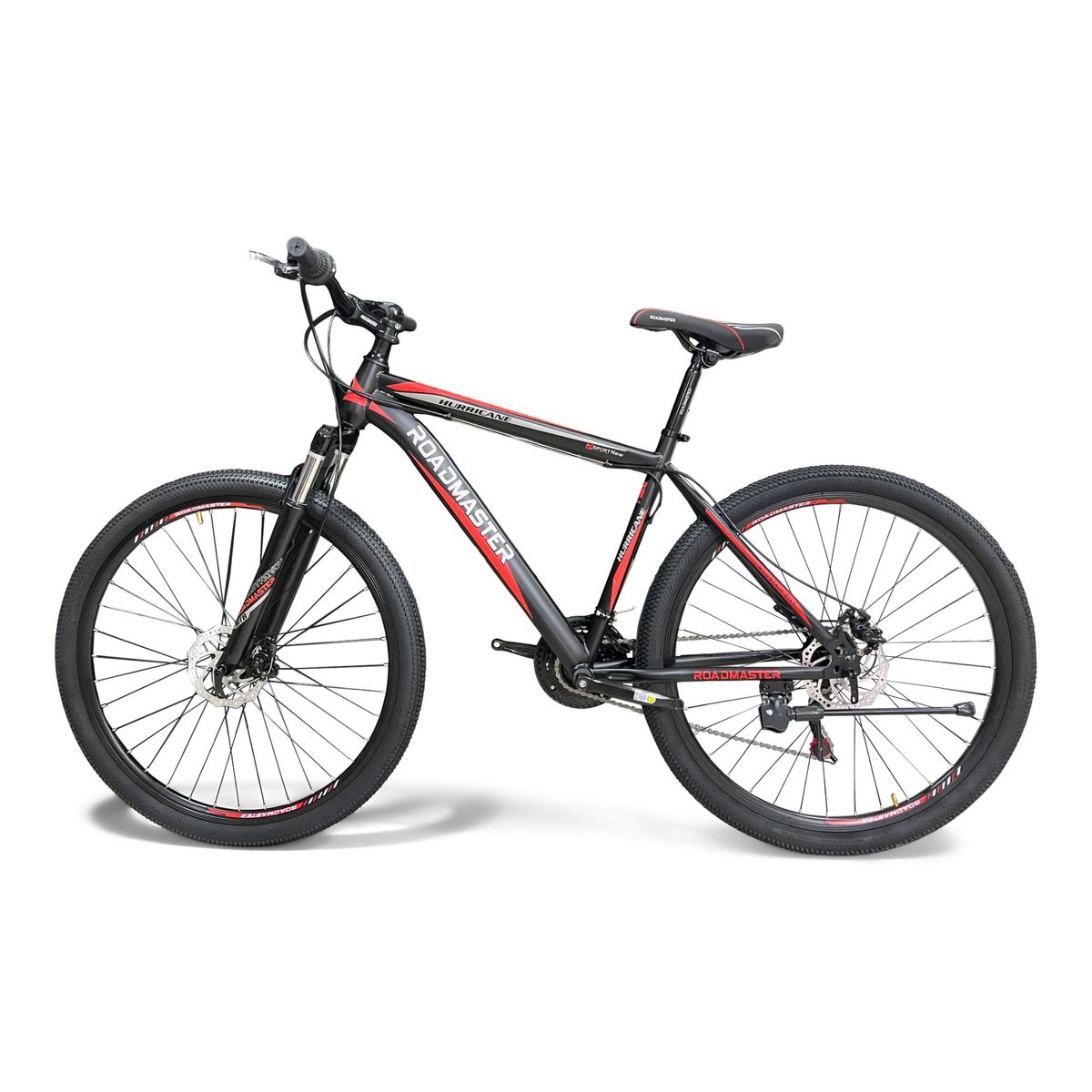 ROADMASTER - Bicicleta Roadmaster Hurricane Shimano M R29 21Vel NegroRojo.---_.