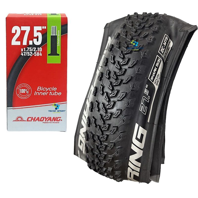 CHAOYANG - Llanta + Neumatico Bicicleta 27.5 X 2.00 Chaoyang Plegable