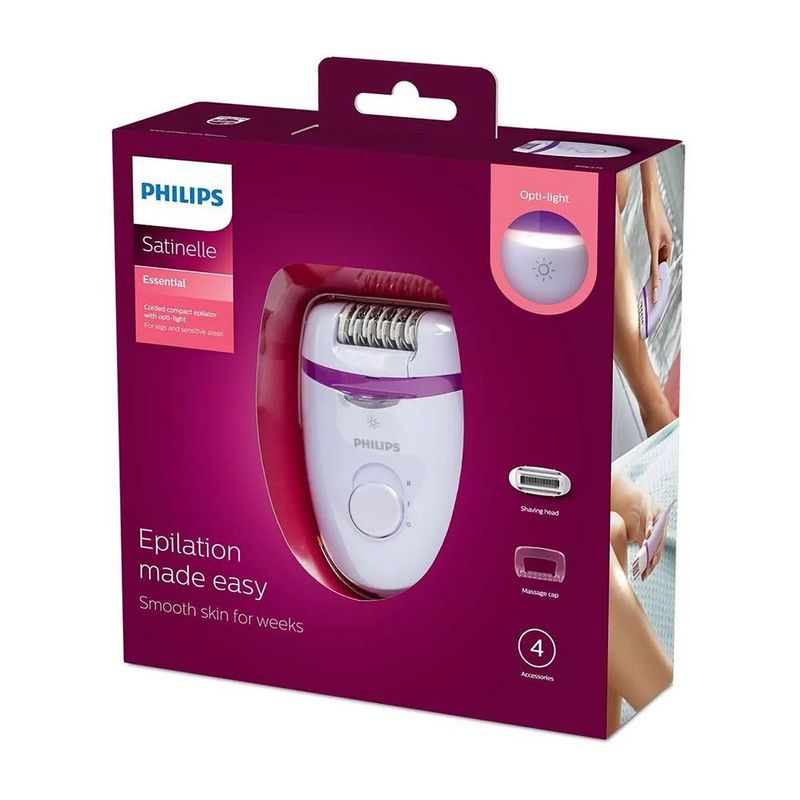 PHILIPS - Depiladora Con Cable Compacta Philips Bre275