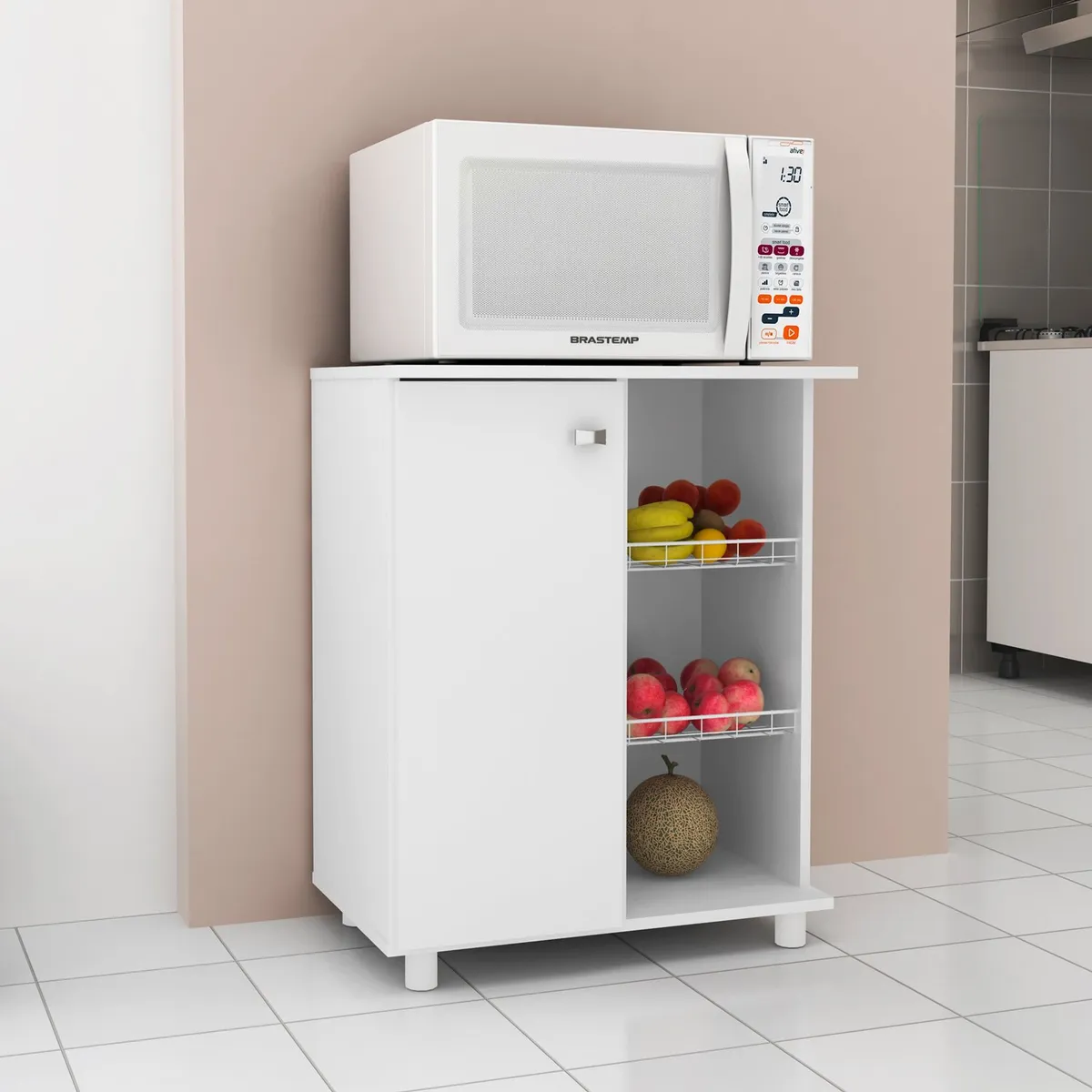 BONNO - Frutero Medio Vita 2 Repizas Blanco Bonno