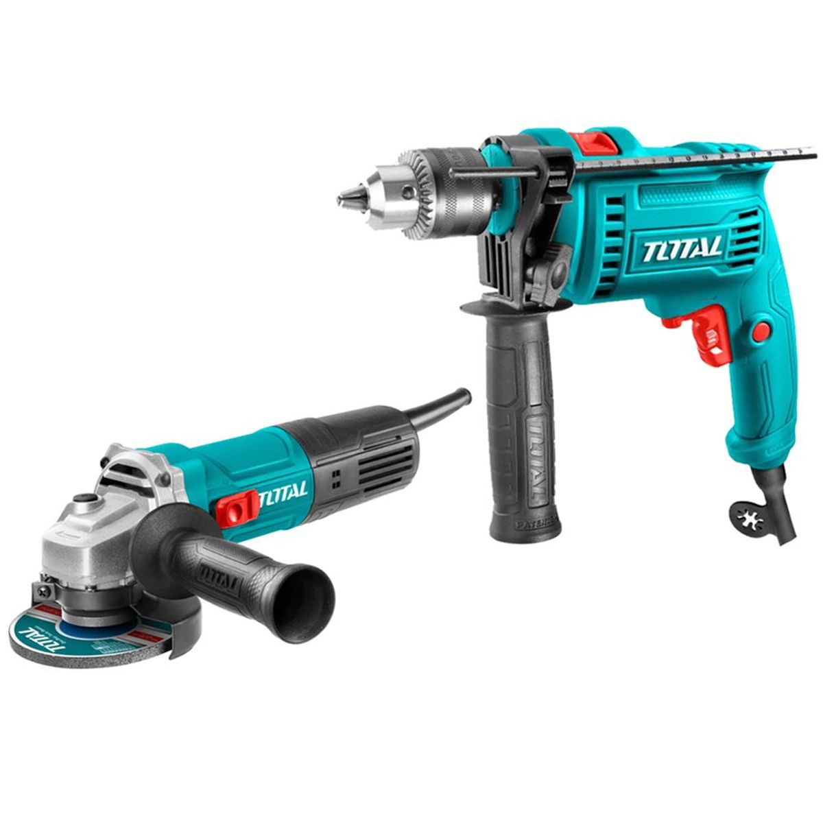 TOTAL - Combo Taladro 680W  Pulidora 750W Total