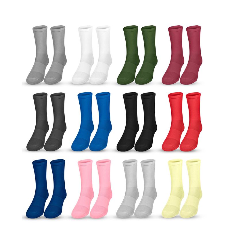 MR HAPPY - Media Calcetin Ciclismo Mrhappy Unisex Pack x 12 Pares