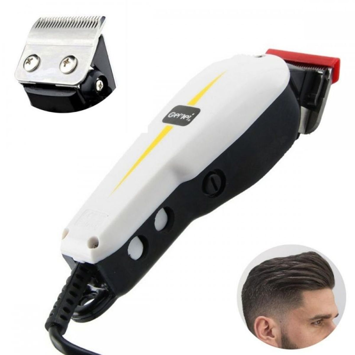 GEMEI GEEMY - Maquina De Peluquera Kit Personal Pro Gemei Gm-1021 Corte
