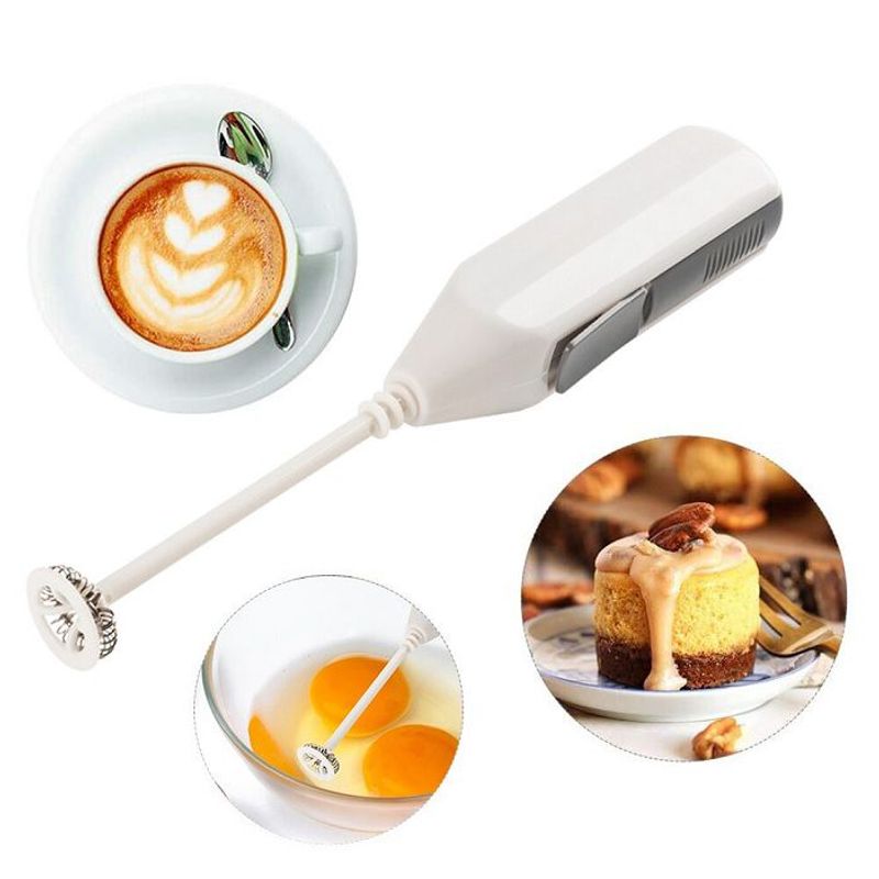 GENERICO - Batidor Electrico Personal Potente Espuma Mezclador Cafe