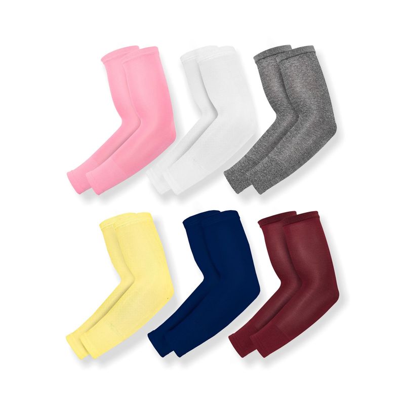 MR HAPPY - Manga de Brazo Deportiva Mrhappy Unisex Pack x 6 Pares