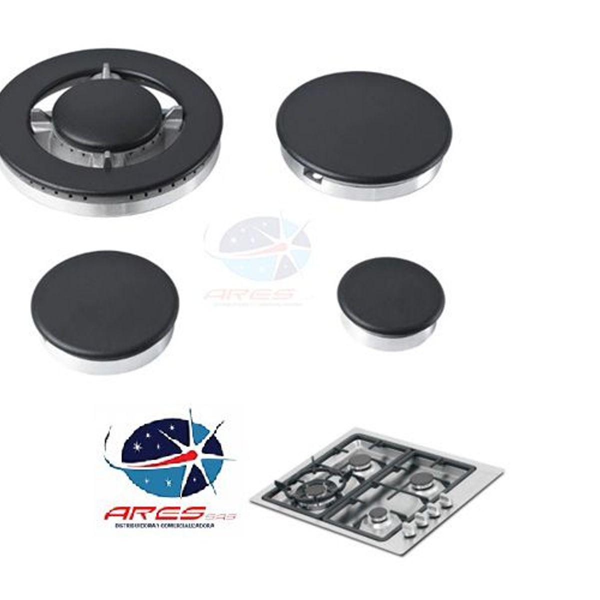 CHALLENGER - Quemador X4 Alta Eficiencia Tapa plana Challenger