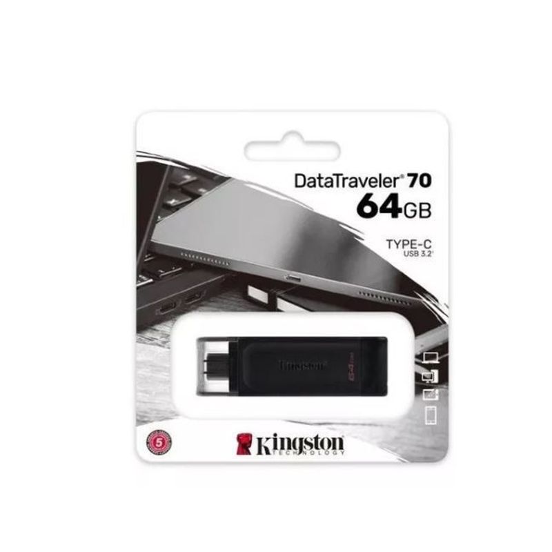 KINGSTON - Memoria Usb Kingston Datatraveler 70 Dt70 64gb 3.2 Usb C