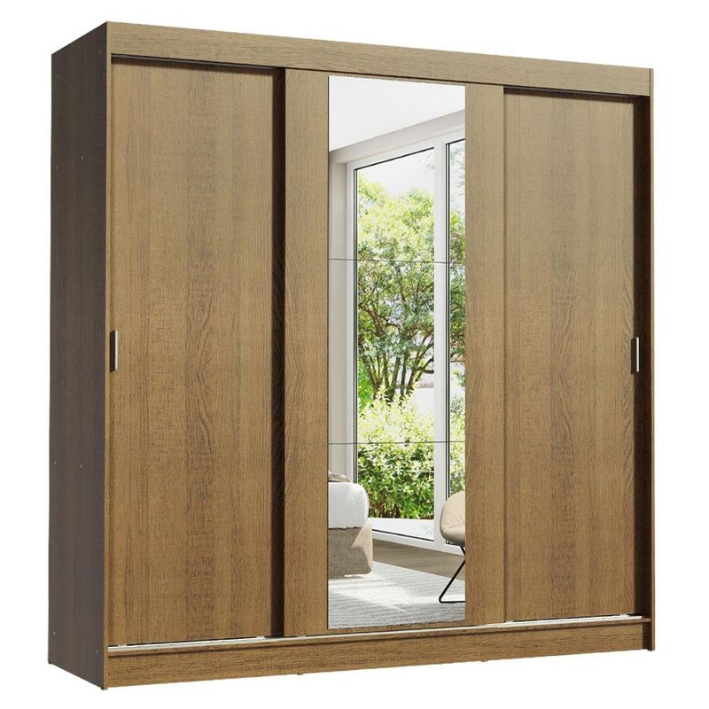 MADESA - Closet Reno 3 Puertas Corredizas 1 Espejo
