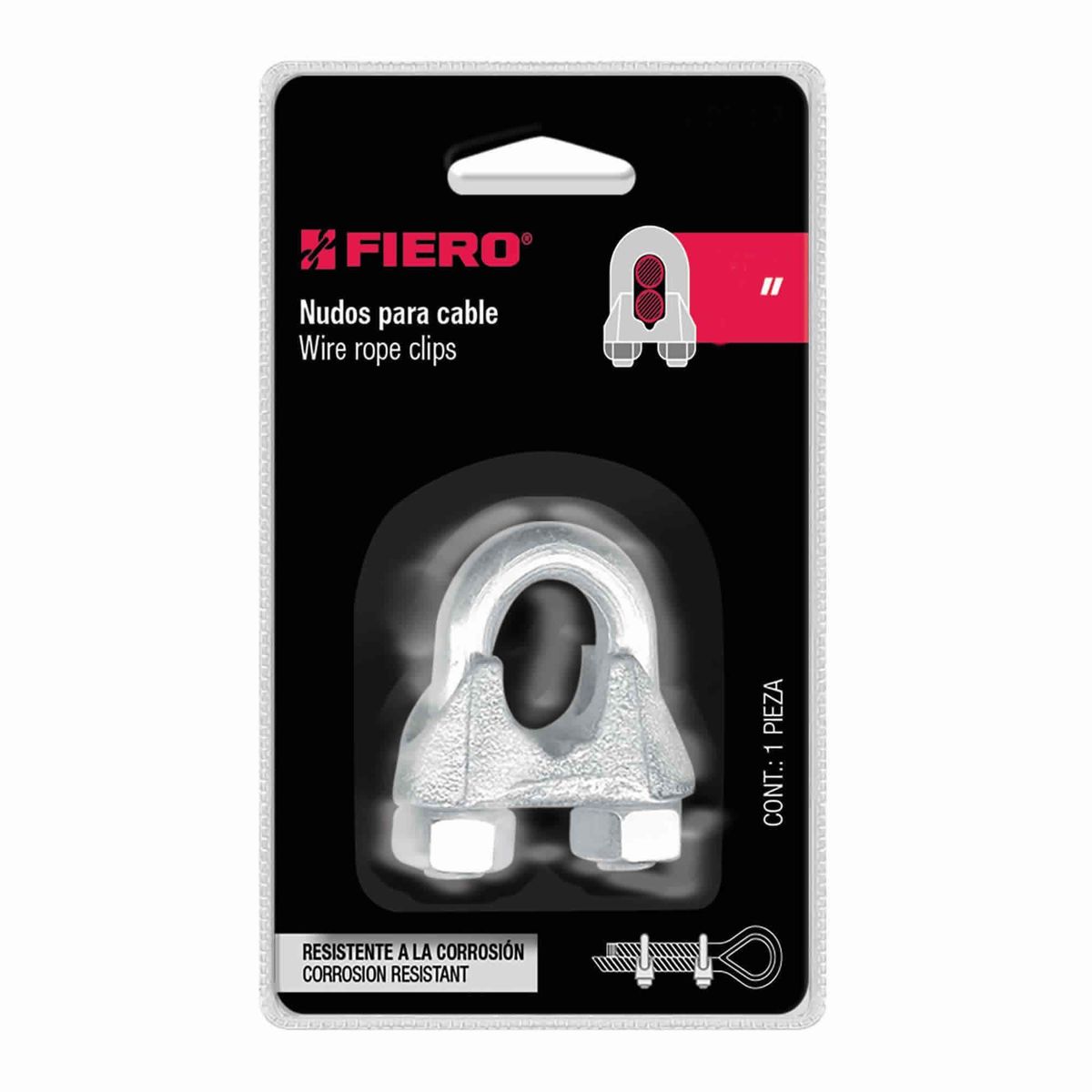 FIERO - Amarre De Acero Al Carbono Para Guayas, Espesor De 10 Mm Fiero