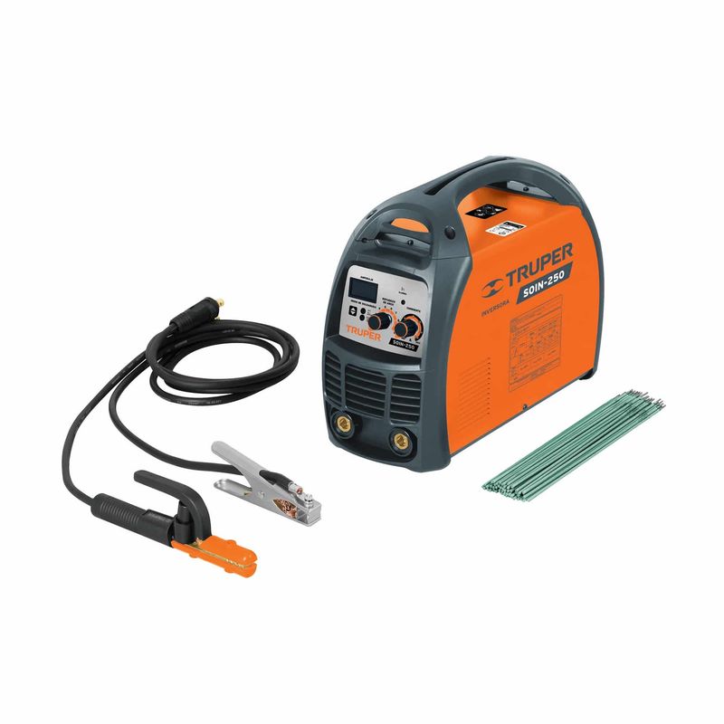 TRUPER - Soldador Inversor De Corriente Profesional De 250 A Y 220 V Truper