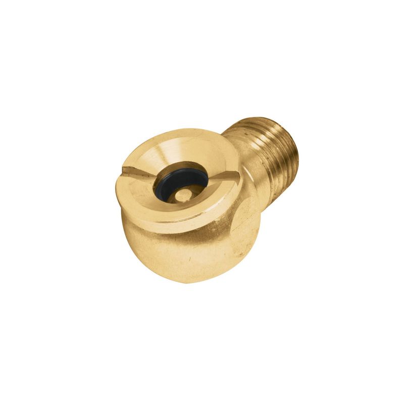 TRUPER - Cabeza Infladora De Llantas En Latón, Rosca 1/4 Npt, Macho Truper