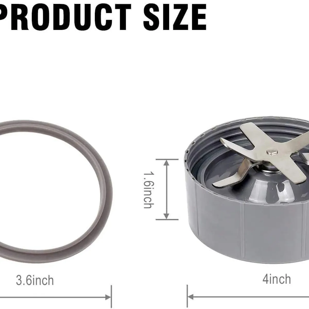 GENERICO - Repuesto Cuchilla para licuadora tipo Nutribullet 600W - 900W.