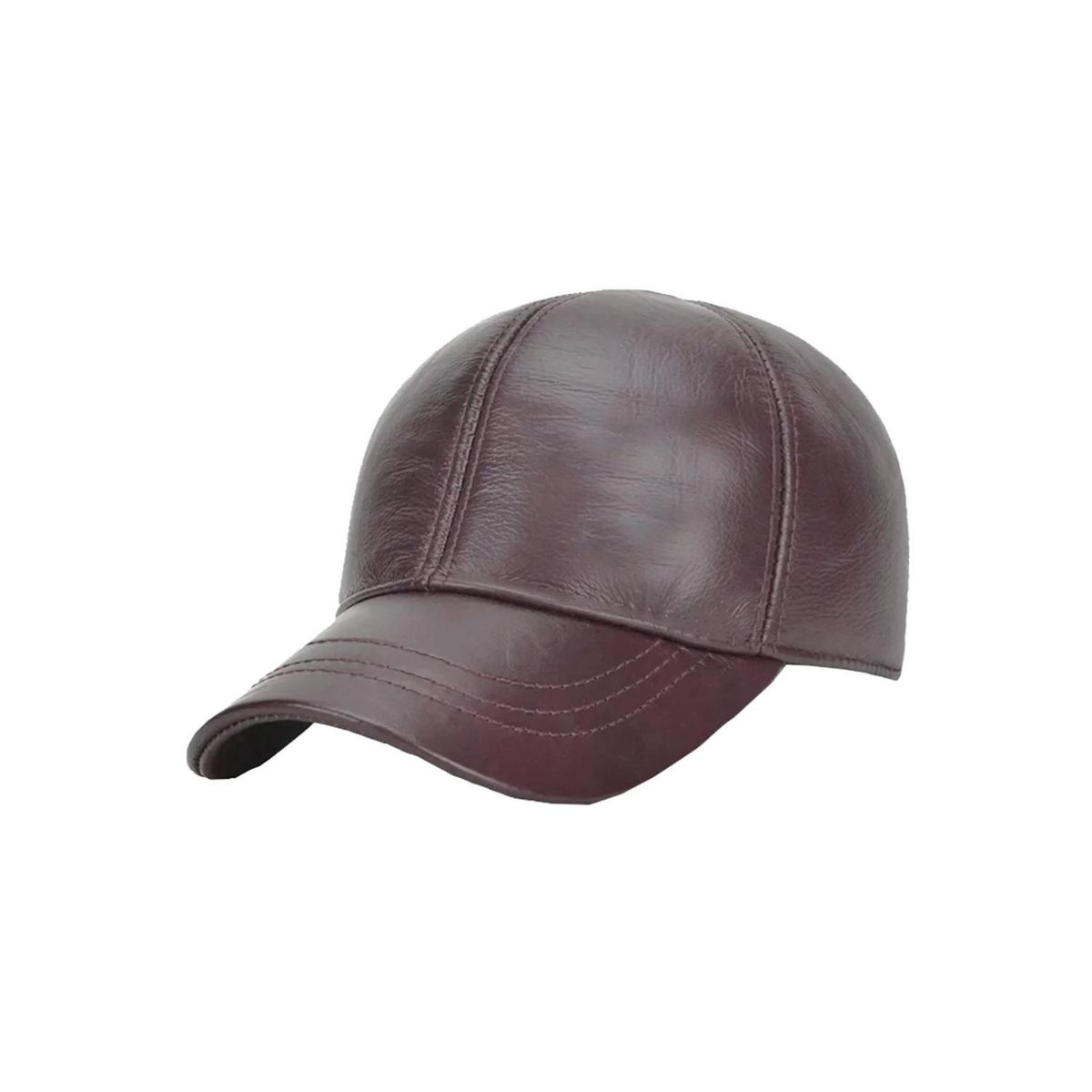 VELBROS - Gorra Cuero Original Golf Beisbol Cachucha Hombre Mujer - Vino