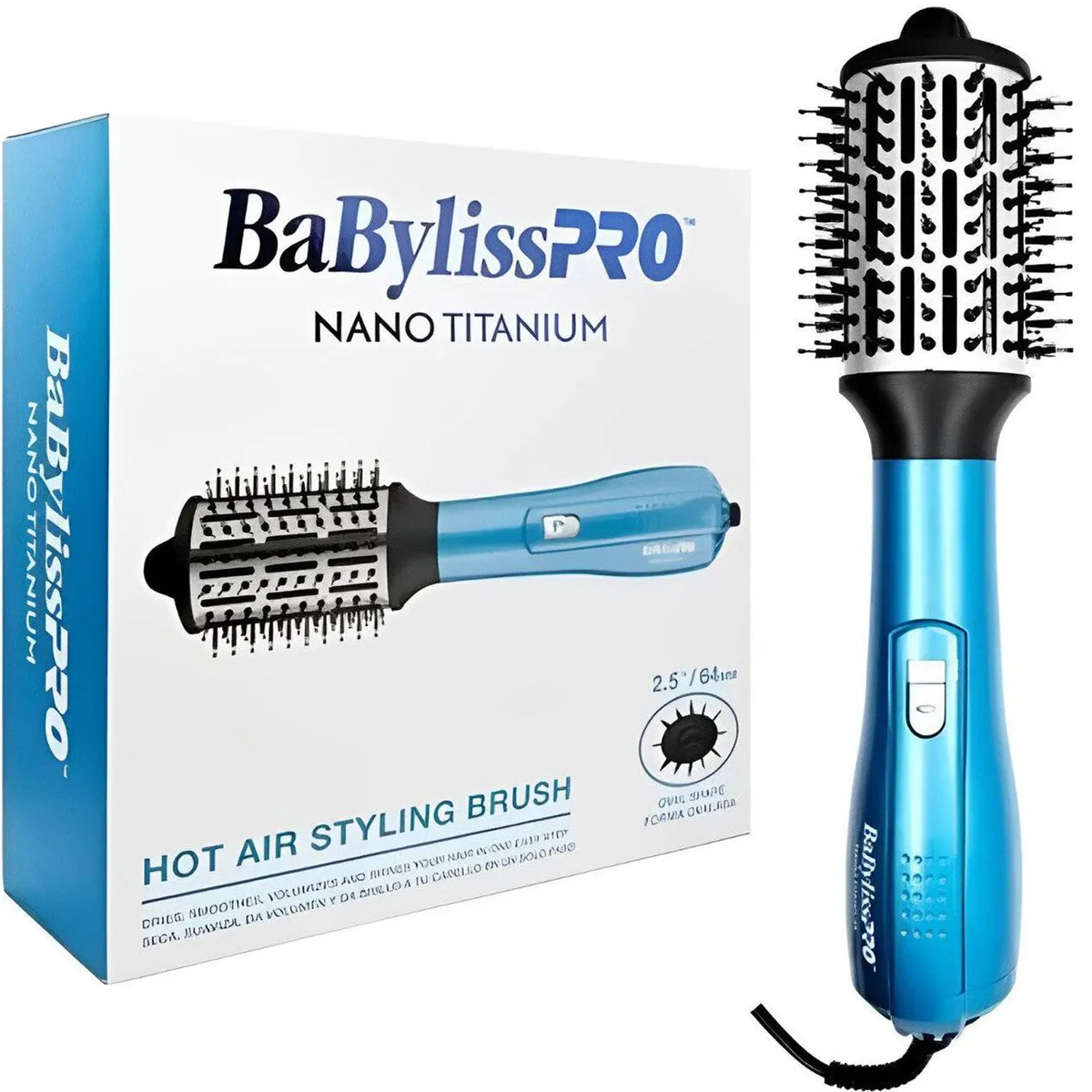 BABYLISS - Cepillo Secador Alisador Cabello Babyliss Pro_.