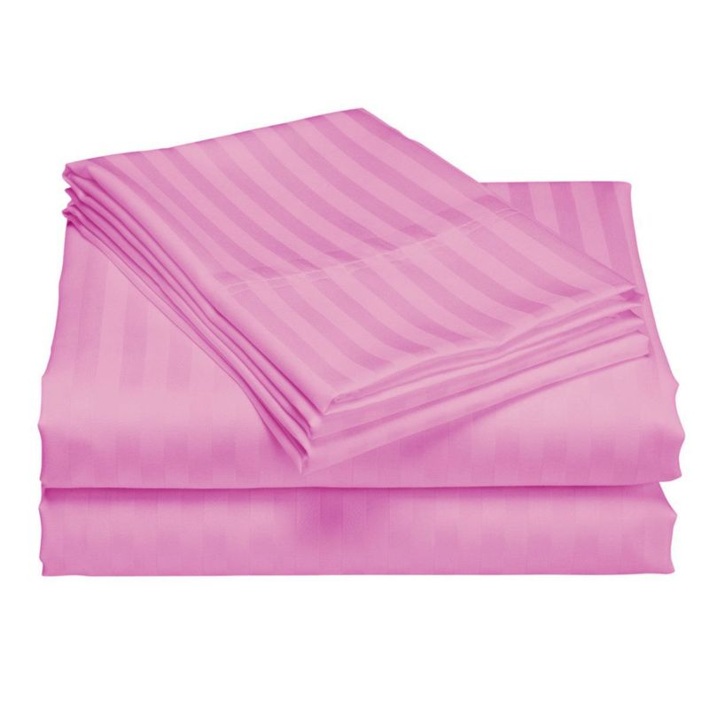 GENERICO - Juego De Sábanas Bella Home Semi Doble 120x190x30 Rosado