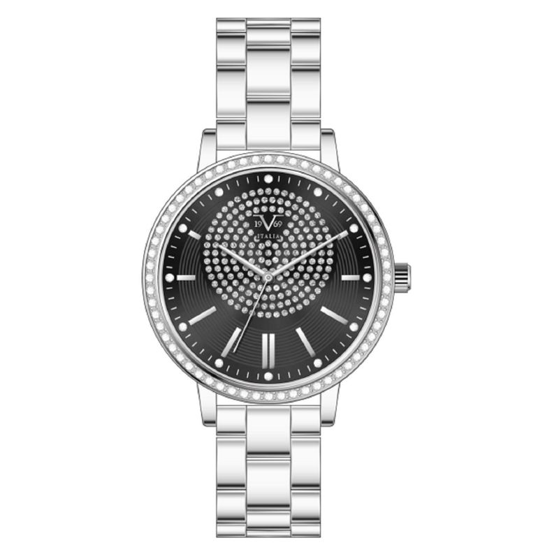 19V69 ITALIA - Reloj Mujer Plateado + 5 Complementos de Lujo Incluidos
