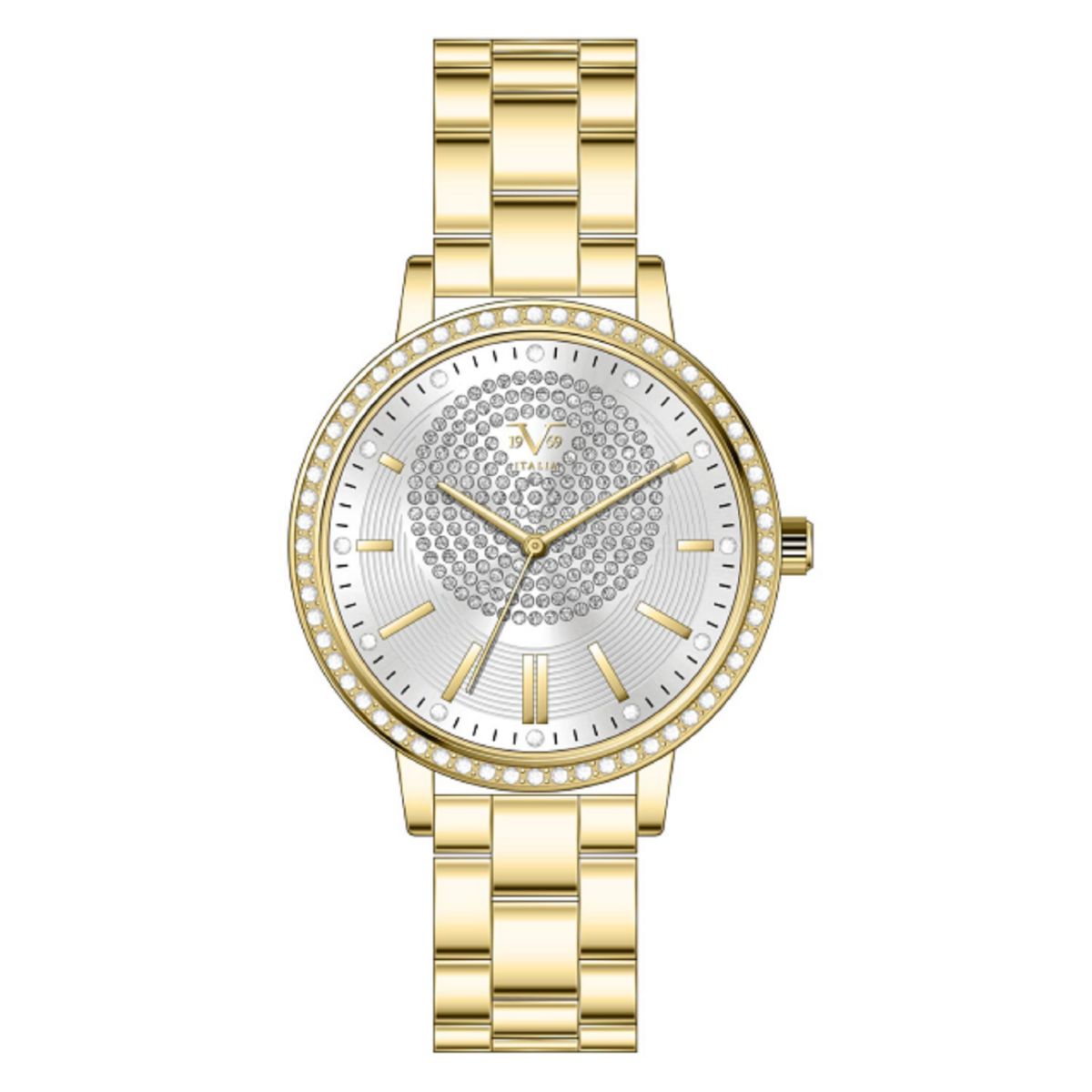 19V69 ITALIA - Reloj Mujer Dorado + 5 Complementos de Lujo Incluidos