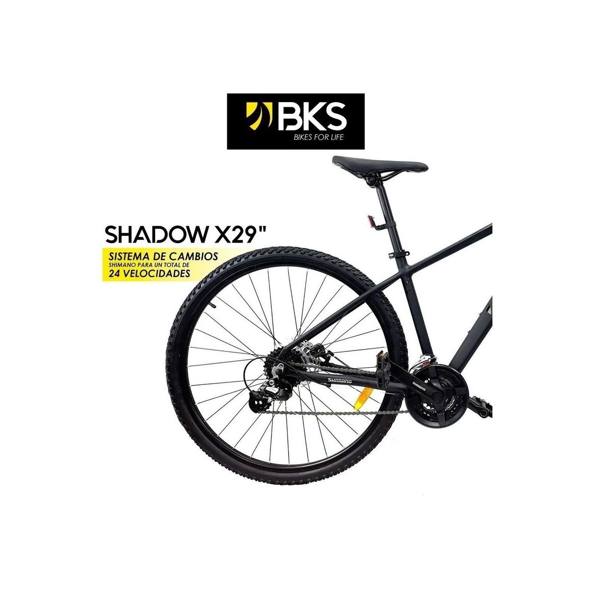 BKS - Bicicleta Todo Terreno Mtb Bks Rin 29 Shimano 24 Velocidades