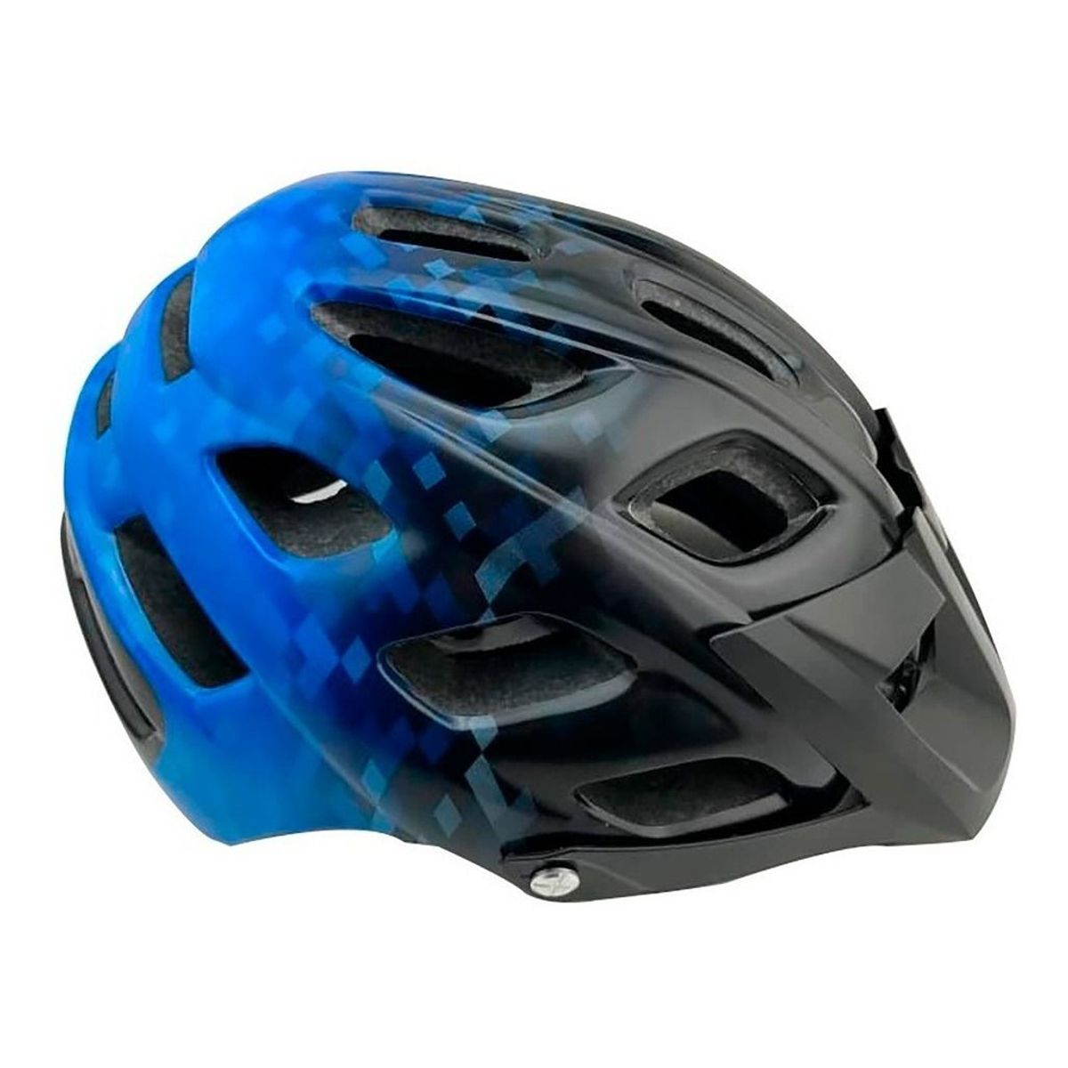BKS - CASCO DE BICICLETA PARA ADULTOS BKS MTB H360 NEGRO-AZUL
