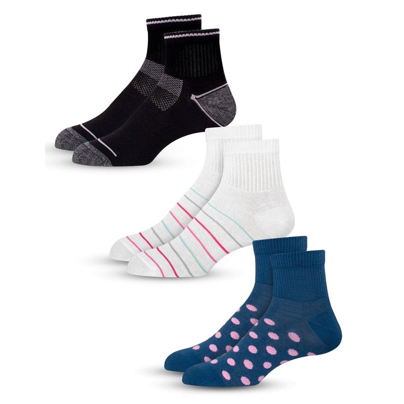 MR HAPPY - Media Calcetin Tobillera Lisa Mrhappy Dama Pack x 3 Pares